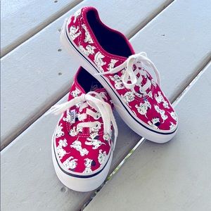 Disney Vans 101 Dalmatians youth 1.5 Red, B&W